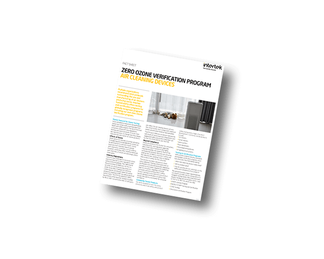 Zero Ozone Certification Program fact sheet